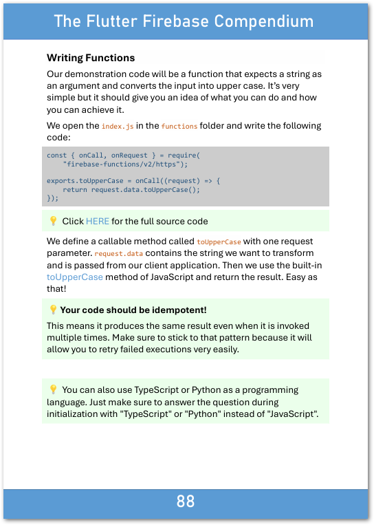 Firebase Cloud Functions - Writing Functions